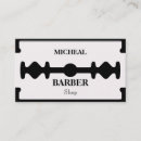 Search for razor blade business cards Hairstylist
