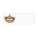 Search for tiara return address labels Queen