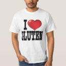 Search for i love gluten tshirts Celiac
