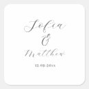 Search for black thank you wedding stickers Simple