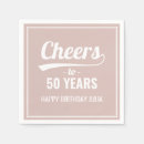 Search for cheers napkins Cheers to 50 years