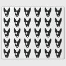 Search for pit bull gift wrap Black and white