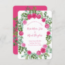 Search for floral fuchsia pink wedding invitations Summer