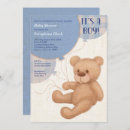Search for stuffed animal invitations Blue
