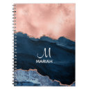 Search for navy and gold notebooks Daughter