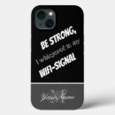 Search for signal iphone cases Black
