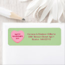 Search for candy hearts return address labels Cute