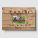 Search for welcome book for vacation rental Cabin