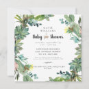 Search for succulent invitations Baby