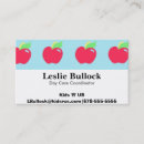 Search for apple business cards White