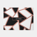 Search for mosaic doormats Black and white