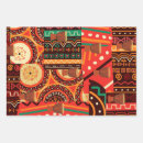 Search for mudcloth wrapping paper Kwanzaa