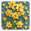 Search for yellow daffodils stickers Springtime