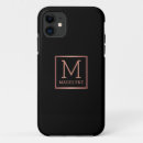 Search for rose gold foil iphone cases Black