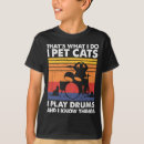 Search for cat drums tshirts Cats