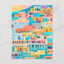 Search for pink houses postcards Illustration