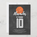 Search for basketball party invitations Chalkboard