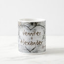 Search for rustic heart mugs Anniversary