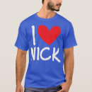 Search for i love nick tshirts Funny