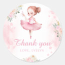 Search for ballerina thank you stickers Cute