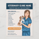 Search for animals flyers Veterinarian