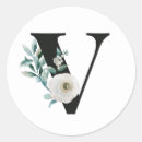 Search for initial v stickers Party