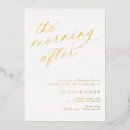 Search for morning after breakfast wedding invitations Elegant