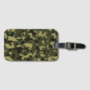 Search for olive green luggage tags Military