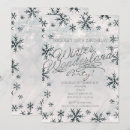 Search for silver snowflake invitations Baby