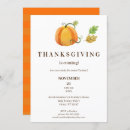 Search for watercolor thanksgiving invitations Pumpkin
