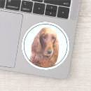 Search for irish setter stickers Puppy