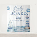 Search for nautical baby shower backdrops Blue