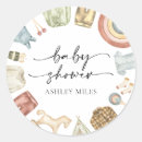 Search for baby shower for a boy stickers Classic round