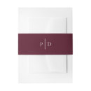 Search for christmas wedding invitation belly bands Modern elegant