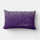 Search for purple and silver cushions Girly