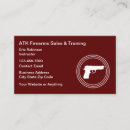 Search for firearms business cards Instructor