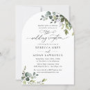 Search for greenery wedding invitations Watercolor floral foliage