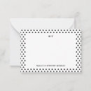 Search for couples monogram note cards Black and white