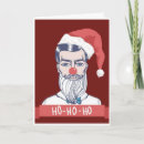 Search for hipster santa christmas cards Merry