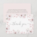Search for butterfly thank you cards Pink