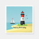 Search for lighthouse napkins Sea
