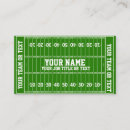 Search for football business cards Field