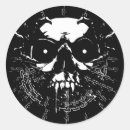 Search for punk rock music stickers Skull
