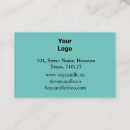 Search for email business cards Logo