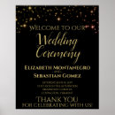 Search for welcome to our wedding signs Gold