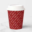 Search for christmas coffee paper cups Red