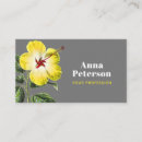 Search for hibiscus business cards Botanical