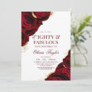 Search for 80 and fabulous invitations Calligraphy
