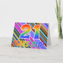 Search for 21 years cards Twenty one years old