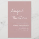Search for dusty rose wedding invitations Simple